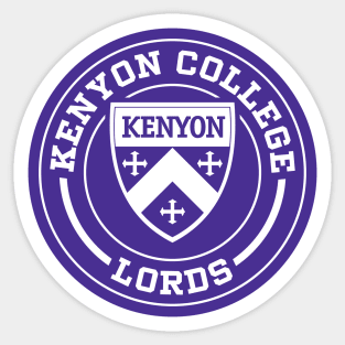 Kenyon College - Lords Sticker